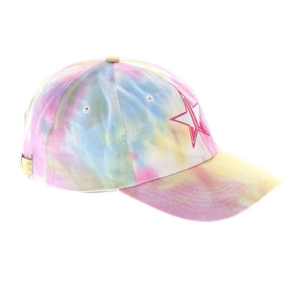 NWT Jeffrey Star Tie-Dye Baseball Cap Hat Special Edition OS